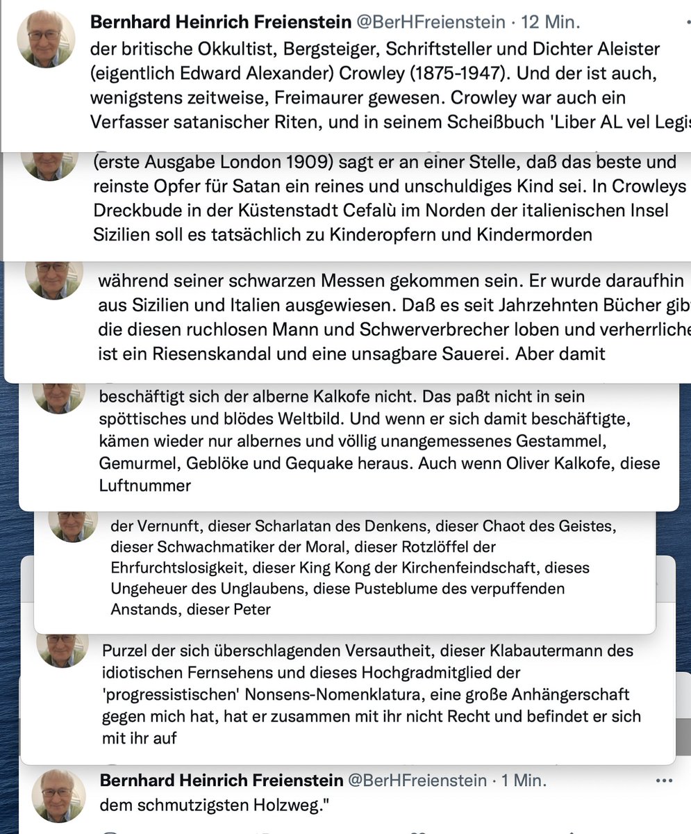 twitkalk's tweet image. Best News!
Kurze TwitterZwangspause, aber #BernieIsBack #BetterThanEver 
Denkt was Ihr wollt, ich liebe seinen Humor!
Und seinen positiv ironischen Humanismus!
Und seine Frisur!
#BigLove #PoorWolfgangBahro #PusteblumenVerpuffung #MoralSchwachmatiker #NonsensKlabautermann #Woodway