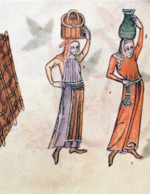 I love this as well, recreating a medieval illustration :)
Of course from my favourite medieval book; the Luttrell Psalter!
en.wikipedia.org/wiki/Luttrell_…

Photo by Jo Turner.
Recreation by Crow's Eye Productions.
More about them here;
facebook.com/crowseyeuk/