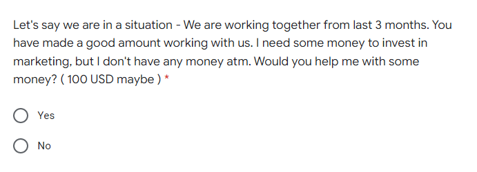 RealArkayy's tweet photo. This is the worst editor application form I've ever seen https://t.co/GxUuujt96X
