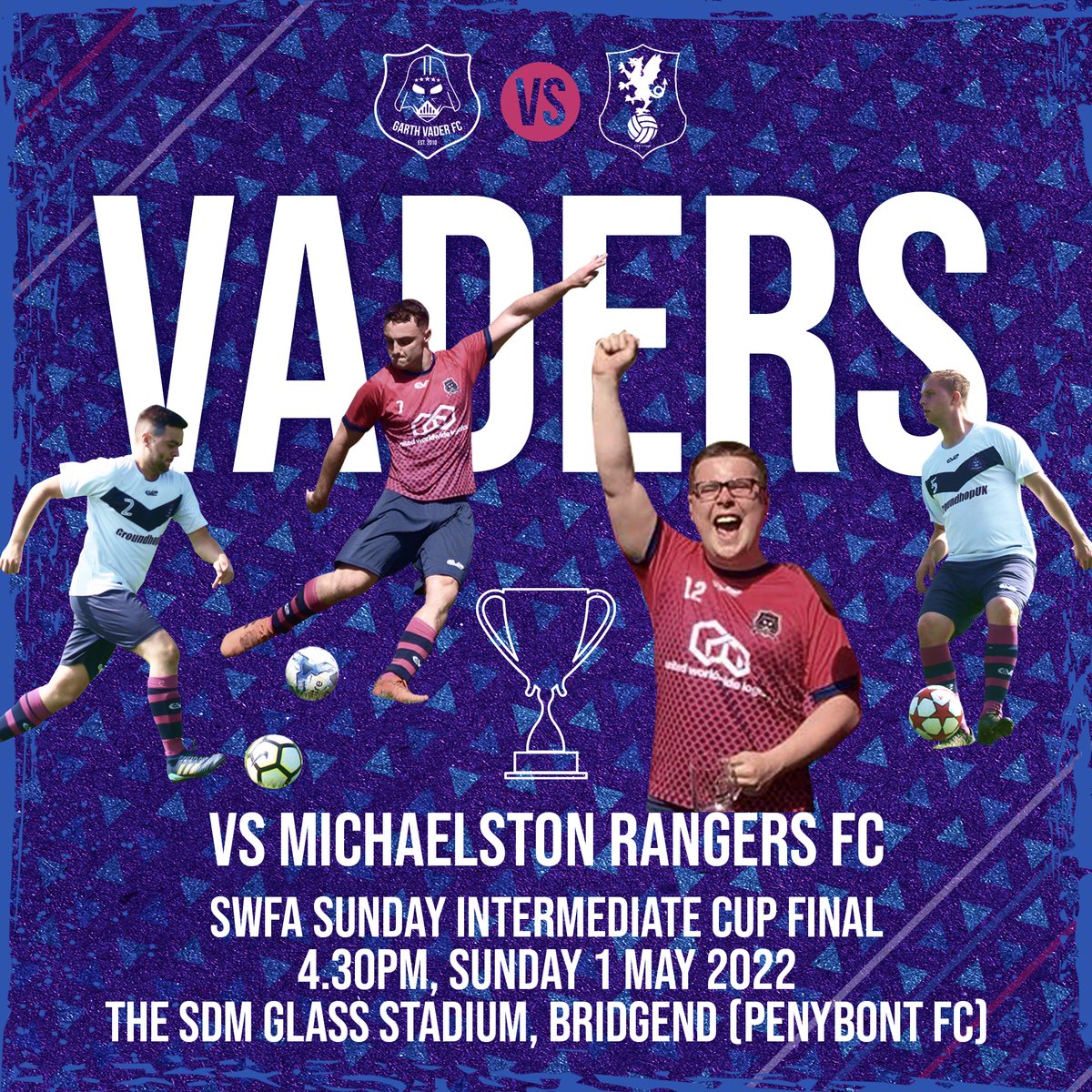 Come and give the boys your support this Sunday as we aim to become the SWFA Sunday Intermediate Cup champions.