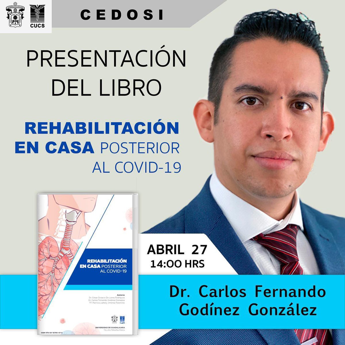 OficialCUCS's tweet photo. Como parte de las actividades que la Biblioteca del CUCS #CEDOSI organizó por el nombramiento de Guadalajara como Capital Mundial del Libro 2022 📚🦁 se extiende la invitación a que asistas a las diversas presentaciones de libros que tendrán para ti. https://t.co/GwfCecmzGD