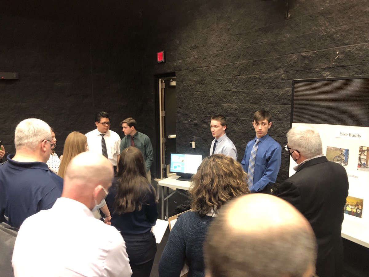 Wonderful innovation, collaboration and hard work demonstrated by our Engineering Design &amp; Development students at Tuesday evening’s Trade Show!