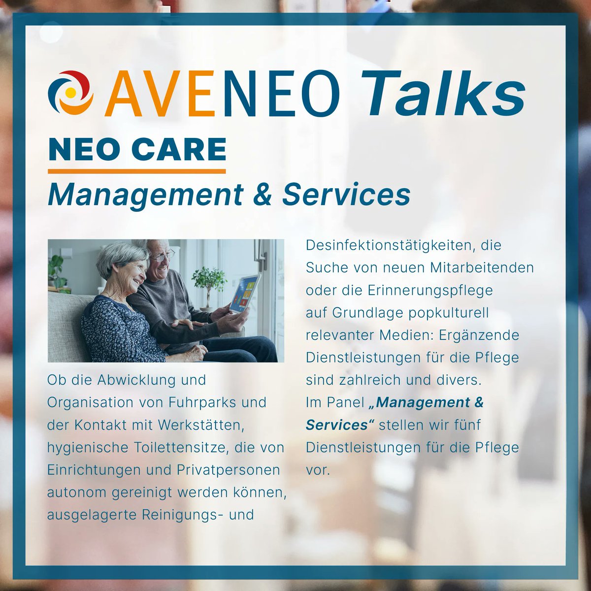 design_tb's tweet photo. AVENEO TALKS 28.04.2022
Täglicher YouTube Upload: https://t.co/fXjxesVQk3

#Vincentznetwork #aveneotalks #altenpflege2022 #Altenpflegemesse2022 #Startupchallenge2022 #aveneo2022 #Supporter #hewi #Homeinstead #Myneva #Supernurse #Futurx #universalrooms #bpa https://t.co/vSQSvSGRQ3
