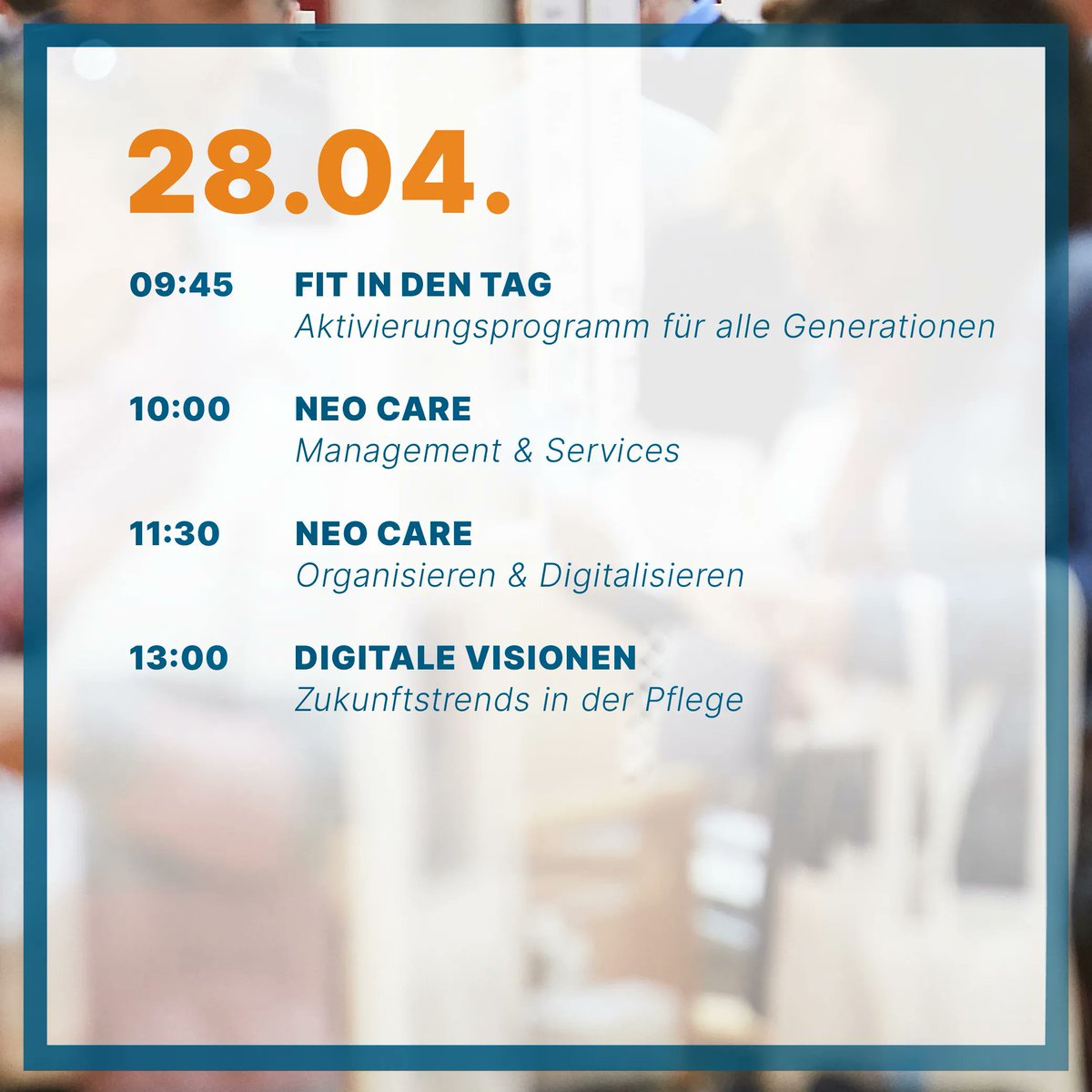 design_tb's tweet photo. AVENEO TALKS 28.04.2022
Täglicher YouTube Upload: https://t.co/fXjxesVQk3

#Vincentznetwork #aveneotalks #altenpflege2022 #Altenpflegemesse2022 #Startupchallenge2022 #aveneo2022 #Supporter #hewi #Homeinstead #Myneva #Supernurse #Futurx #universalrooms #bpa https://t.co/vSQSvSGRQ3