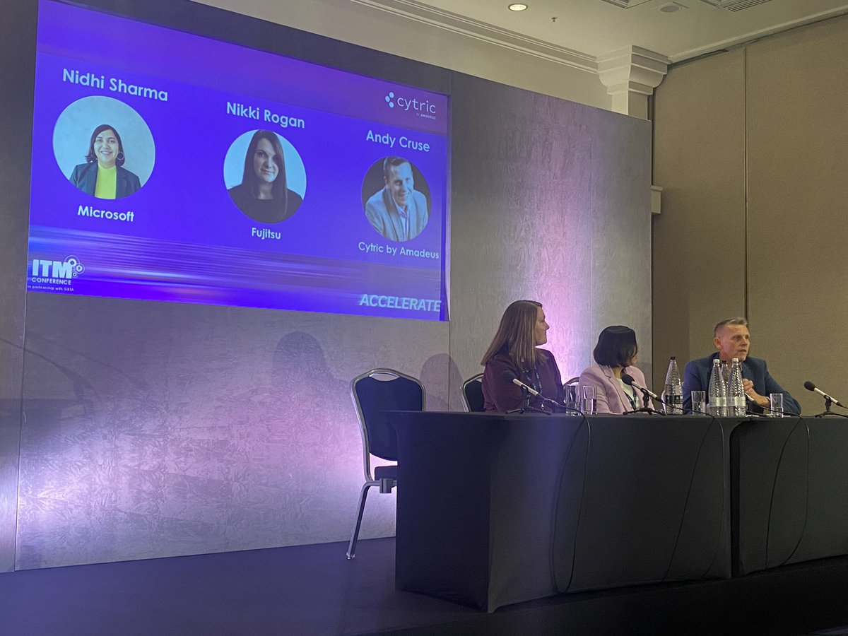 Nidhi Sharma from <a href="/Microsoft/">Microsoft</a> discussing benefits of hybrid working and the flexibility it offers, versus negatives such as feeling ‘always on’. #itm2022 <a href="/ITMtweets/">ITM</a>