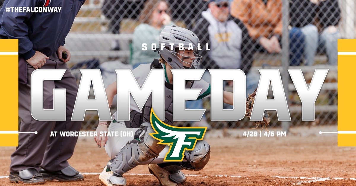 Fitchburg Falcons (@fsu_falcons) on Twitter photo π₯ Game Day π₯ SOFTBALL I <a href="/FSUFalconSB/">FSU Falcon Softball</a>
π Ralph Raymond Diamond
π <a href="/WSULancers/">Worcester State Lancers</a>
β° 4:00/6:00 PM
π bit.ly/3xVsrGY (GM1)
π bit.ly/37RntAl (GM2)
πΊ bit.ly/37LG6pq
#FearTheFlock #TheFalconWay π₯ Game Day π₯ SOFTBALL I <a href="/FSUFalconSB/">FSU Falcon Softball</a>
π Ralph Raymond Diamond
π <a href="/WSULancers/">Worcester State Lancers</a>
β° 4:00/6:00 PM
π bit.ly/3xVsrGY (GM1)
π bit.ly/37RntAl (GM2)
πΊ bit.ly/37LG6pq
#FearTheFlock #TheFalconWay