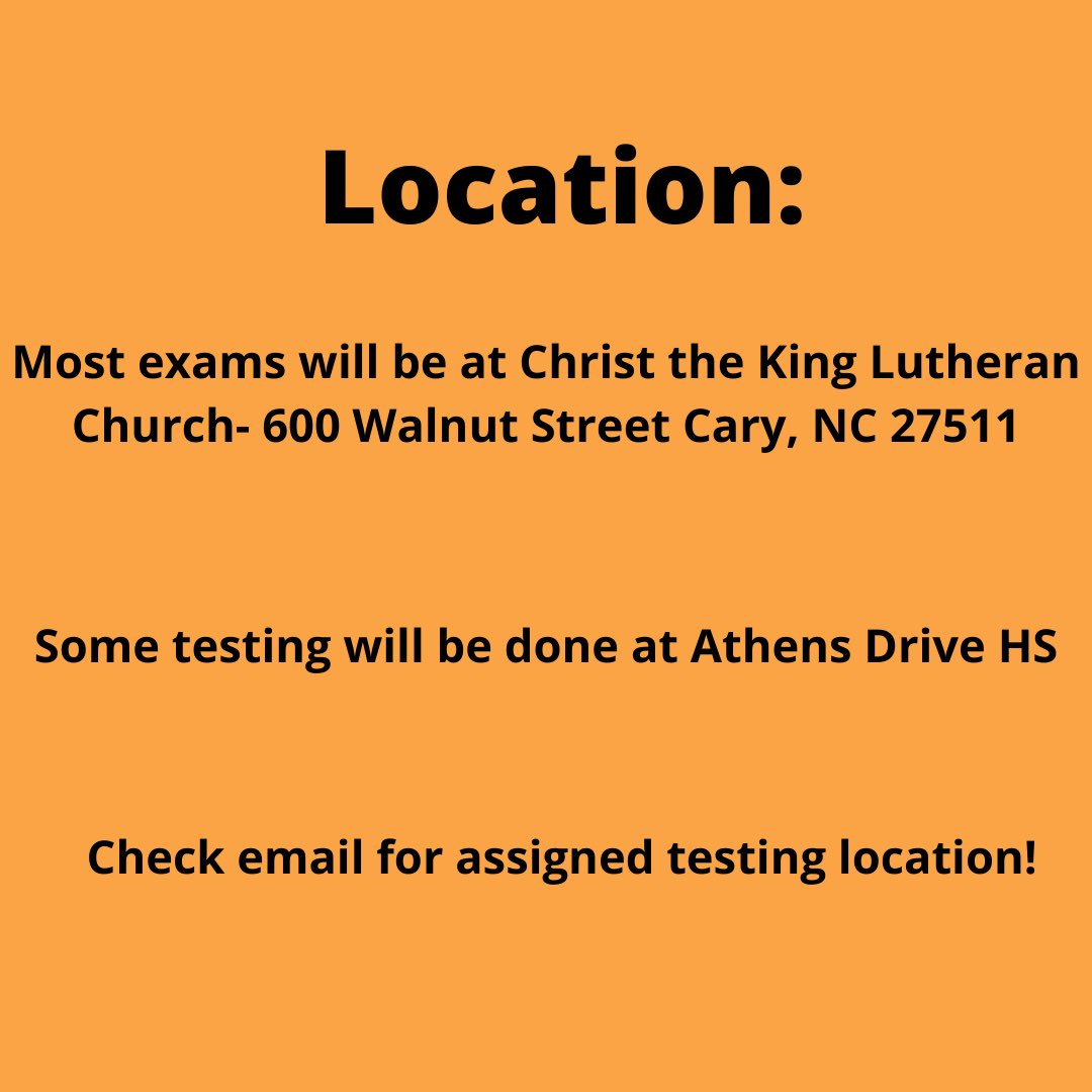 ADHSStudentSvcs's tweet photo. AP testing starts next week! https://t.co/UFIDjP1oH4