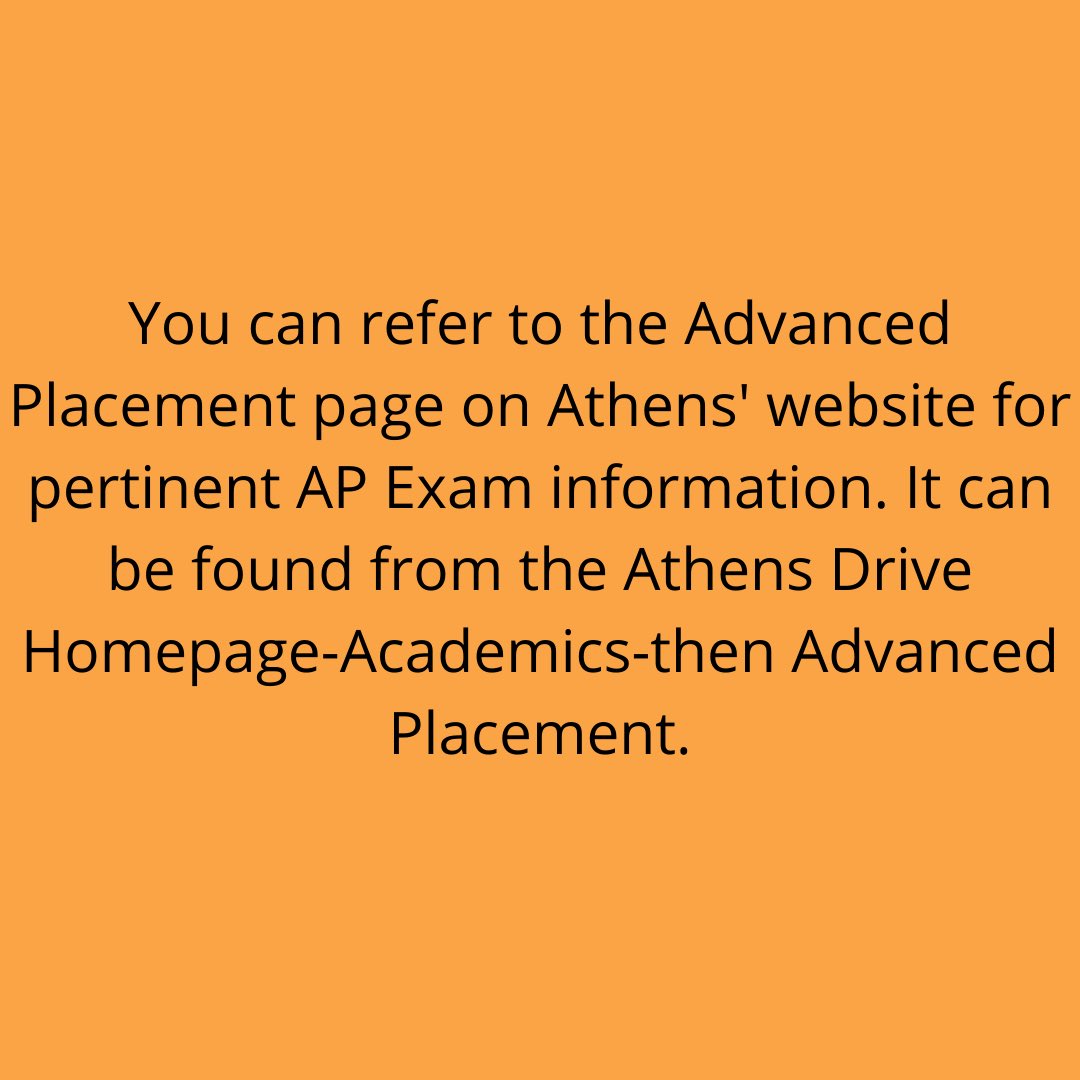 ADHSStudentSvcs's tweet photo. AP testing starts next week! https://t.co/UFIDjP1oH4