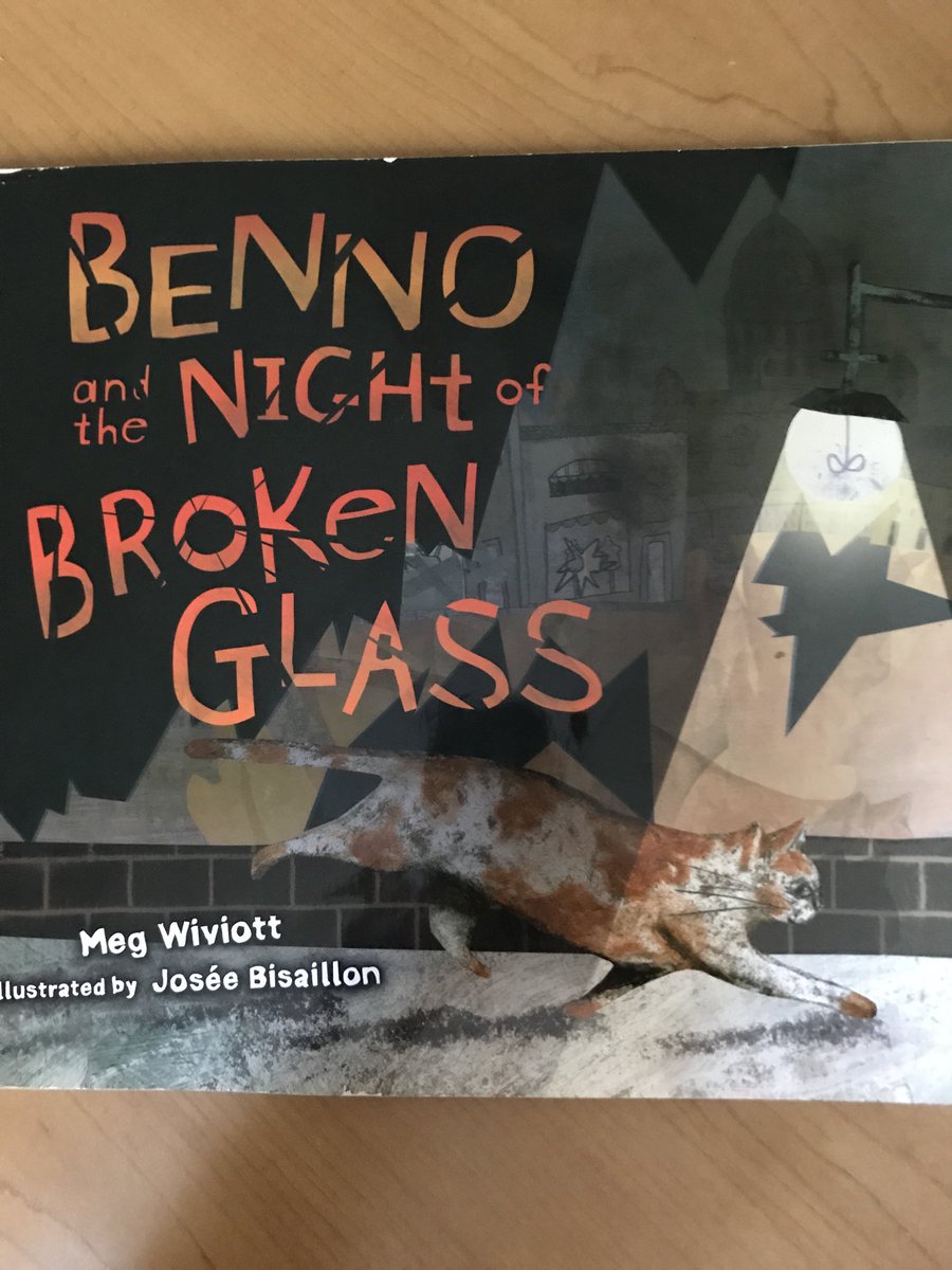 ReadingFitz's tweet photo. Today we read Benno and the Night of Broken Glass as we learned about Kristallnacht. Benno does such a great job explaining a complicated event to children. #multiculturalmustangs #kristallnacht #bennoandthenightofbrokenglass @OakRidgeNPD117 https://t.co/hfLzPfgZqs