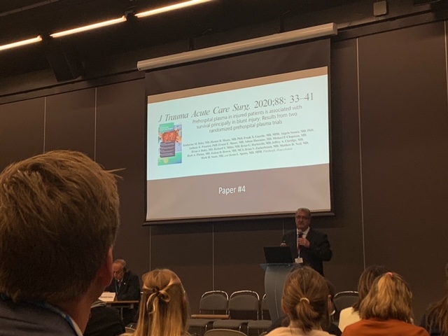 JWohlgemut's tweet photo. #ECTES2022 highlight: @bulgercot speaking about the importance of trauma systems, and best papers, also presented by @RaulcobraMD Andrew Peitzman et al @estesonline @traumadoctors https://t.co/6meLrwy9B5