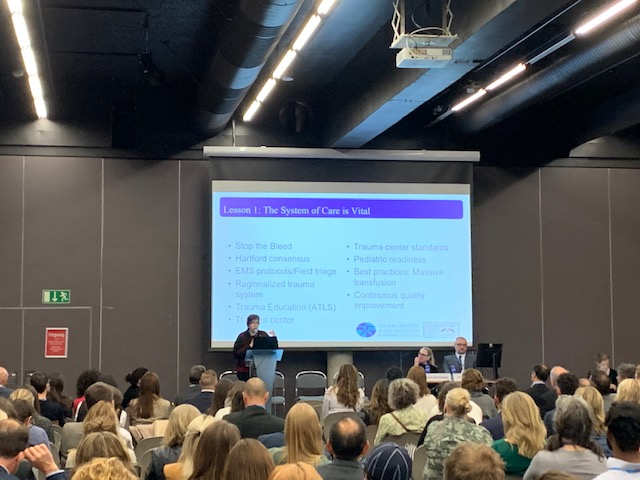 JWohlgemut's tweet photo. #ECTES2022 highlight: @bulgercot speaking about the importance of trauma systems, and best papers, also presented by @RaulcobraMD Andrew Peitzman et al @estesonline @traumadoctors https://t.co/6meLrwy9B5