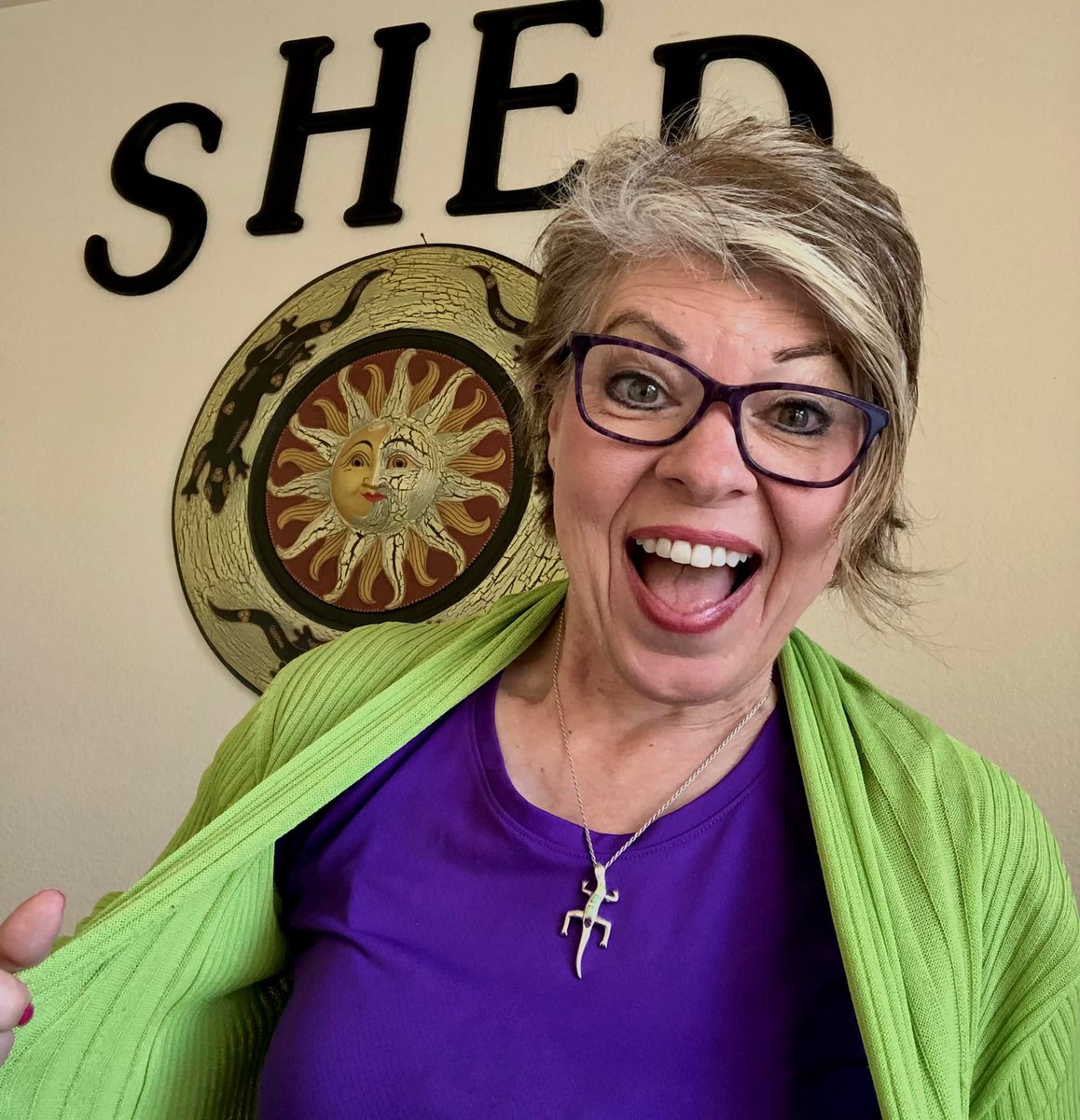 KeepShedding's tweet photo. Just launched a big SHED! New logo, Purple &amp; Green! New team member. Gabriel, my Maltese Angel Pup, who doesn’t SHED.  Lenny &amp; Gabriel make a great dynamic duo! https://t.co/abLEvwW4gJ