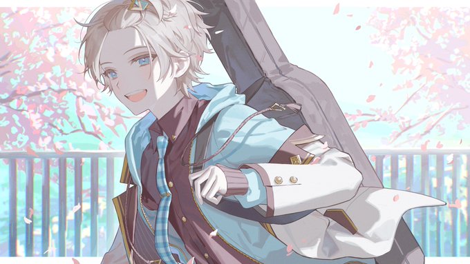 #描いた晴 #サムネ甲斐田 
諸々おめでとうの絵🌸 