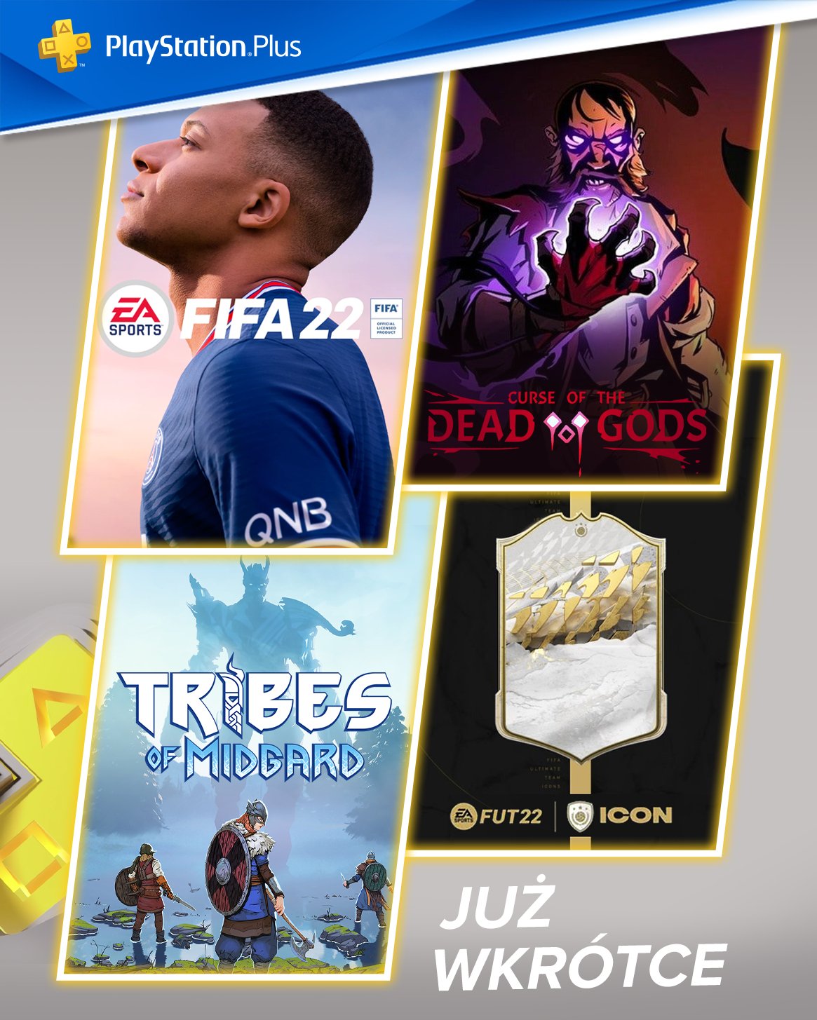 PS Plus de maio: FIFA 22, Tribes of Midgard e Curse of the Dead