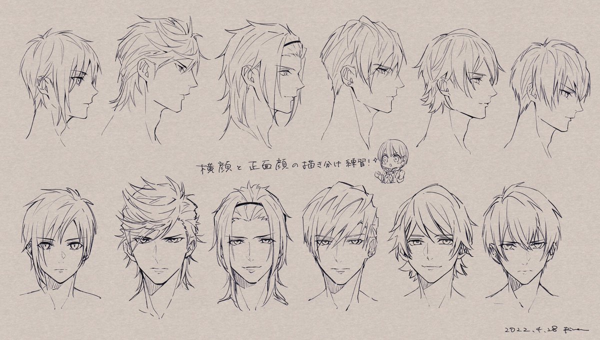 seriysi's tweet photo. 描き分け！ https://t.co/QIsrKy6Fxf
