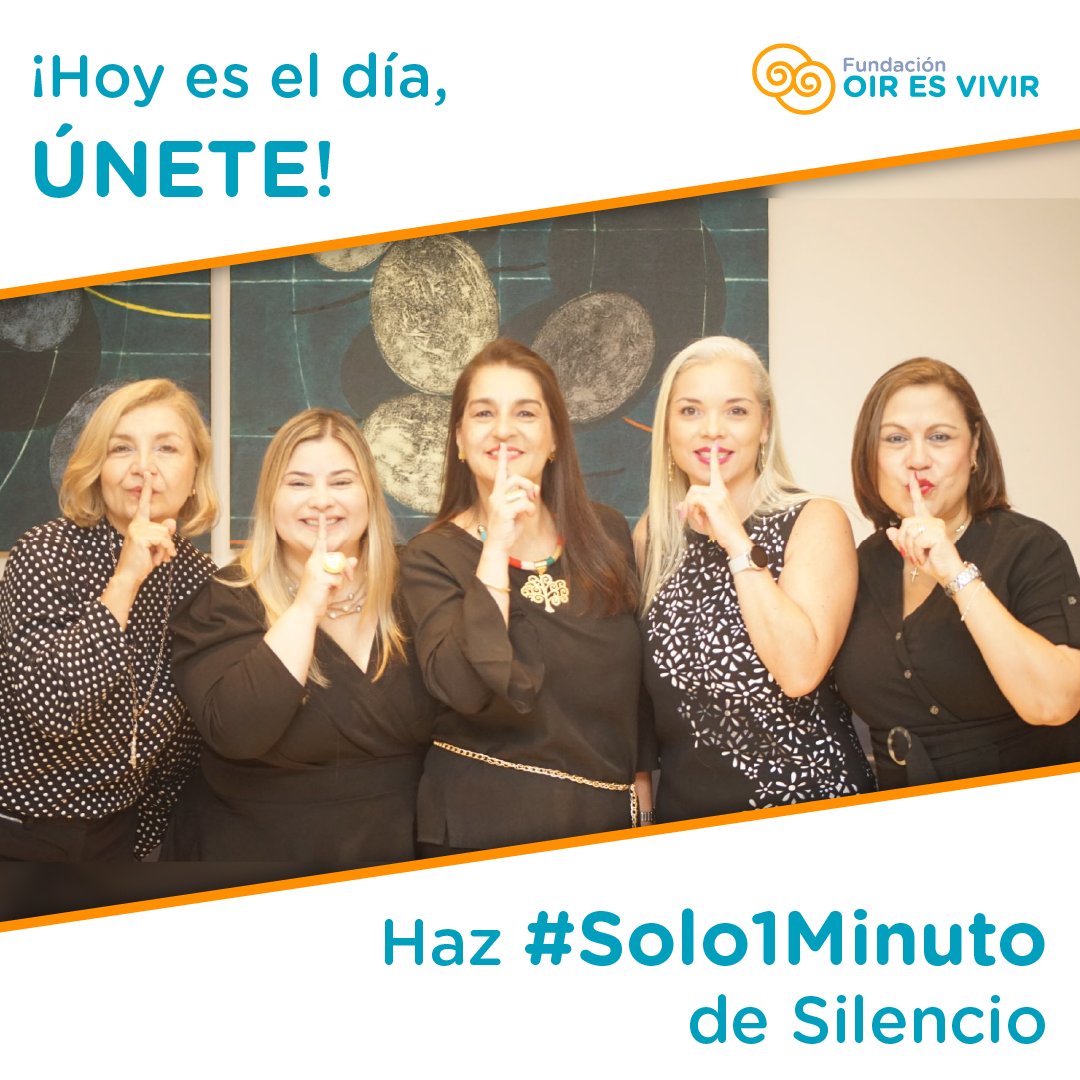 Hoy es el gran día. ¡Únete y haz #Solo1Minuto de Silencio!🤫

Con este sencillo gesto podemos sentar un gran precedente y cualquiera puede hacerlo desde su casa.🙌
