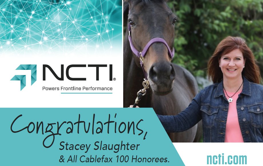 NCTItraining's tweet photo. #Congratulations Stacey Slaughter and all the #Cablefax100 honorees! https://t.co/MxecBaeGgy https://t.co/JBcHW9tlu7