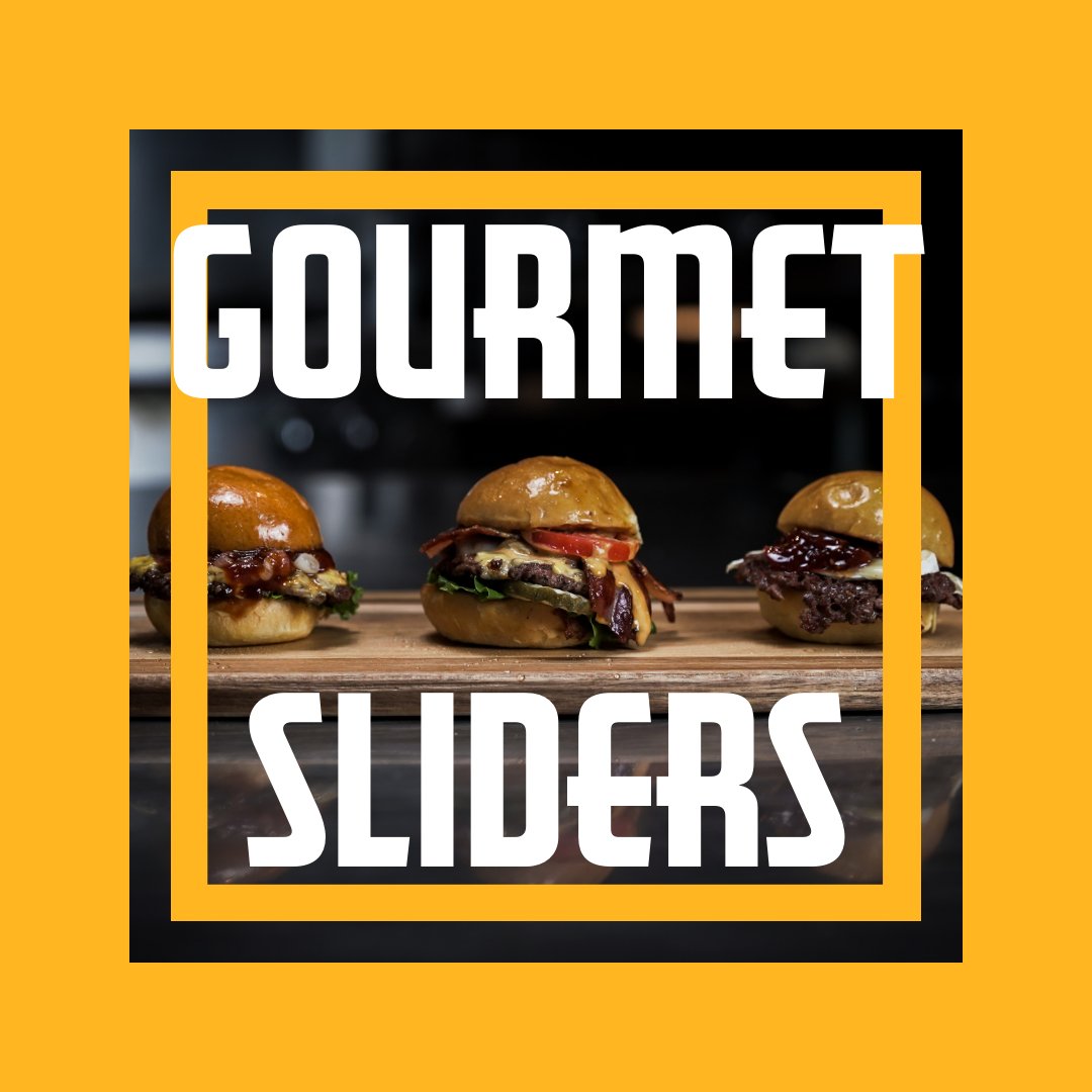 The definition of Gourmet - a connoisseur of good food, and we fit that description when it comes to sliders! #ATXsliders
