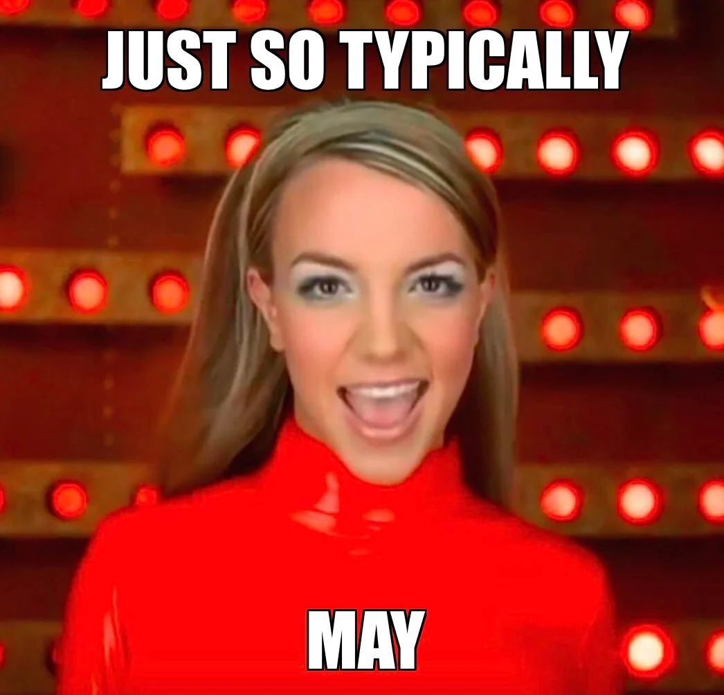 We are replacing that Justin Timberlake meme with Britney Spears this year
