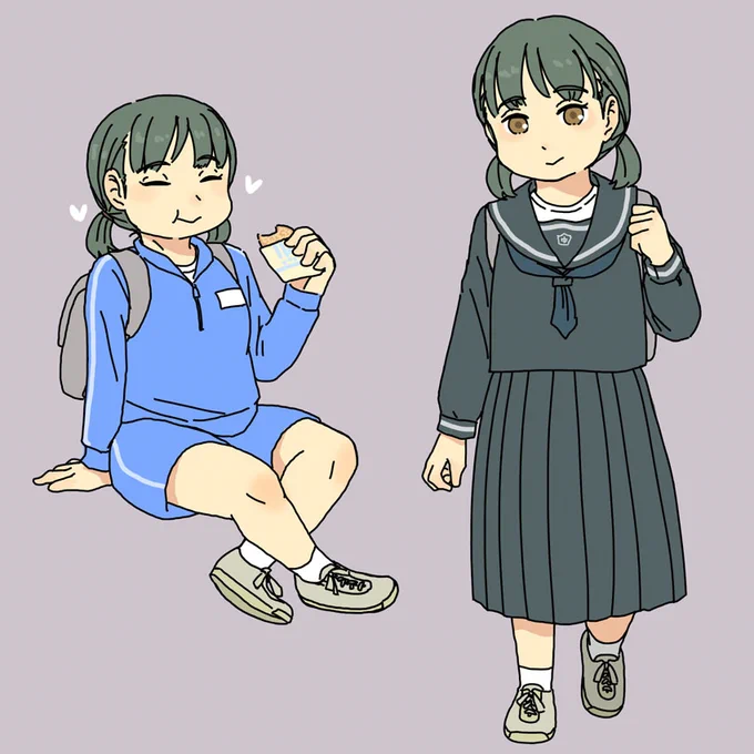 こんな感じのテンプレな中学生を見た 