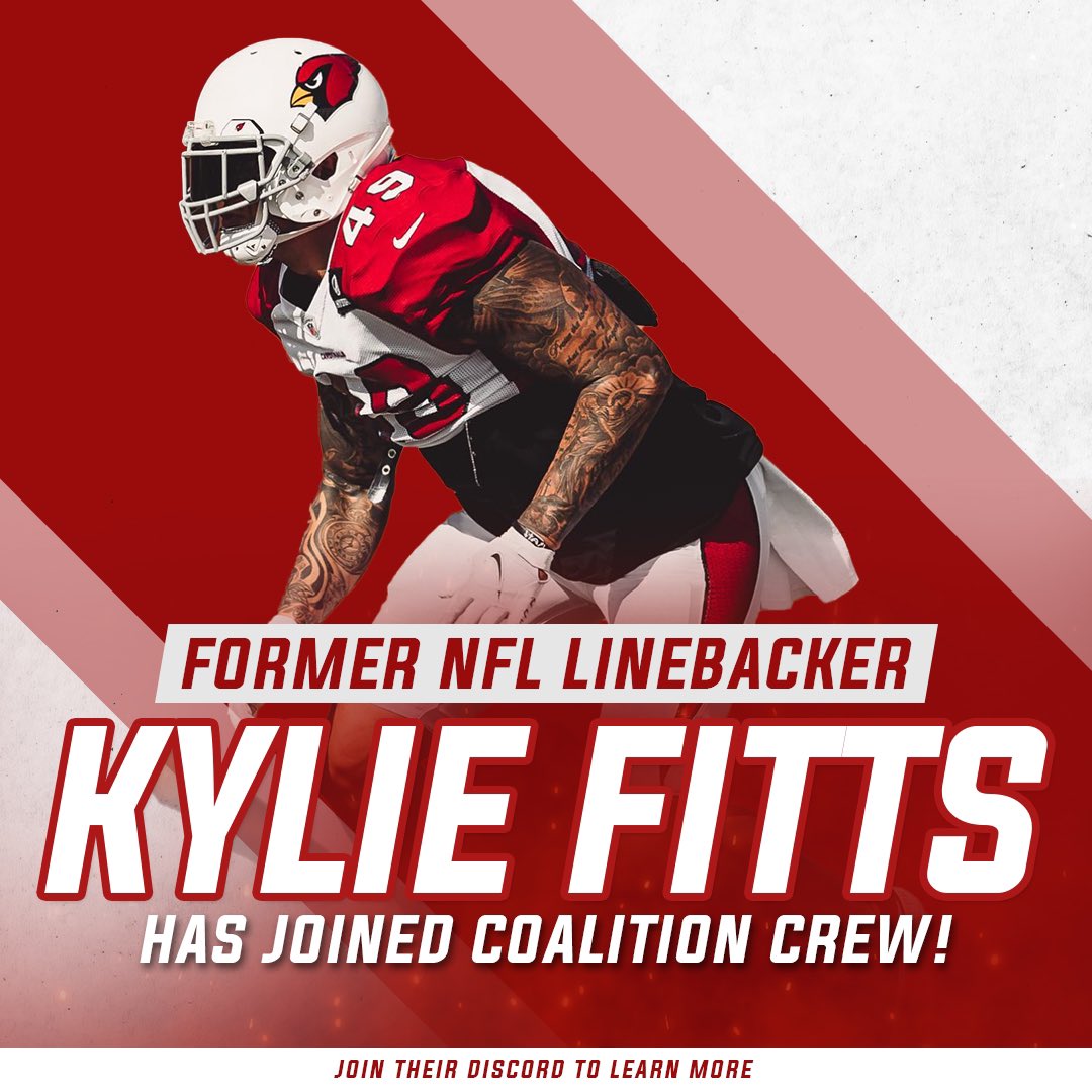 CCrewNFT's tweet photo. Let’s welcome NFL linebacker and new dad @K_Fitts11 to the @CCrewNFT movement! 🏈 

Ain’t no crew like the Coalition Crew🐆 https://t.co/Kq6uPwYBfv
