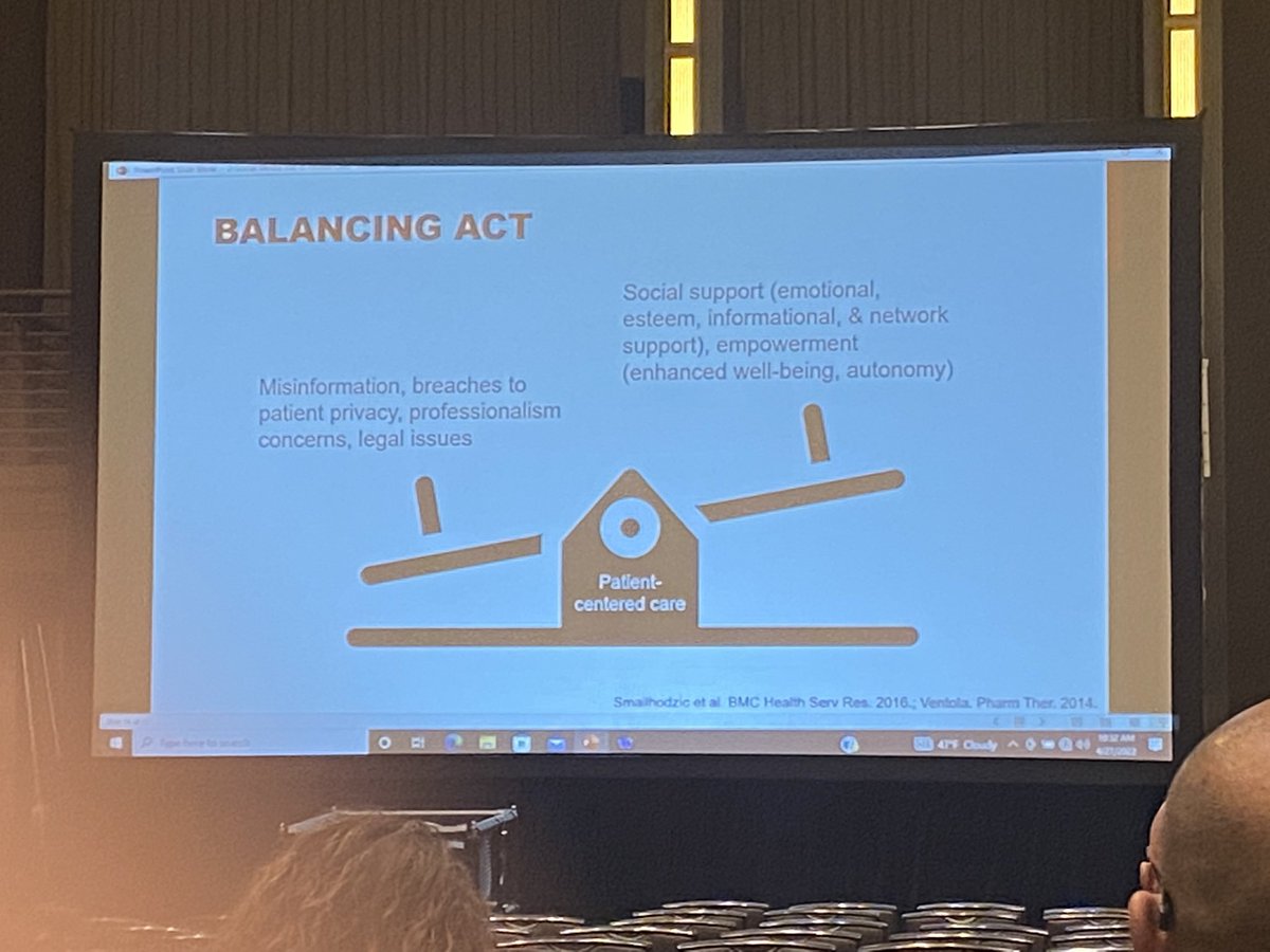 #2022COSM discusses the challenges of managing benefits and risks of social media use as head and neck cancer physicians to optimize patient centered care