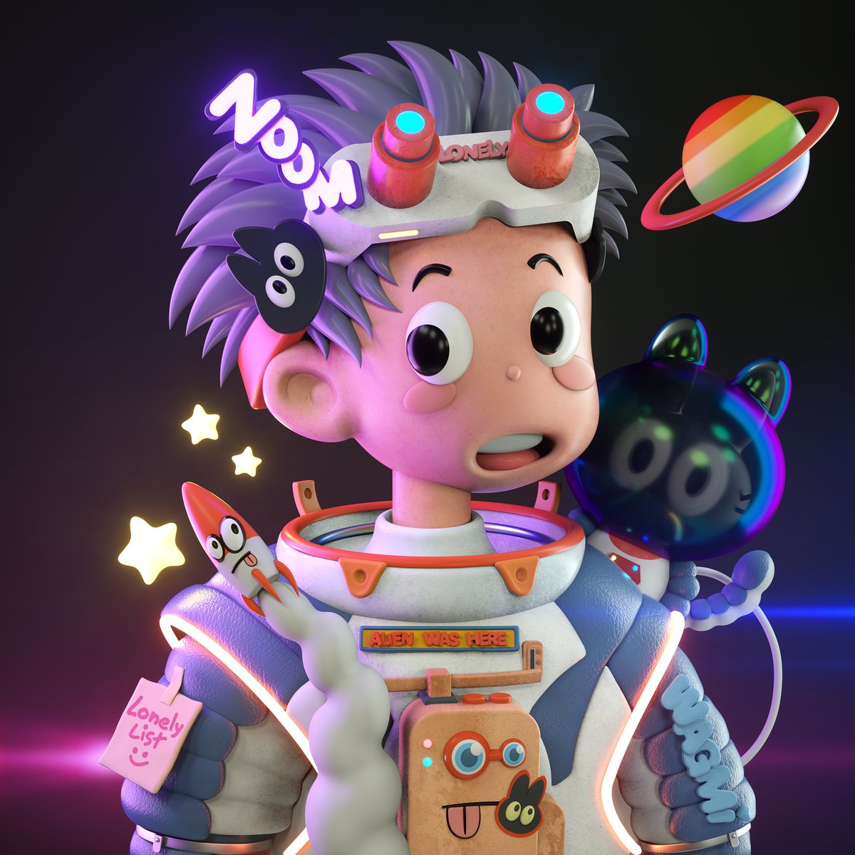 I always spend time alone in front of my computer for doing something I love and today was one of my happy days.

Supernowa#8122
<a href="/LonelyPopNFT/">LonelyPop 🍭</a>  <a href="/BushRobins/">Noinah🍭</a>  <a href="/0xstudio/">0xStudio</a>  
#lonelytogether 
#LonelyPopFanArt