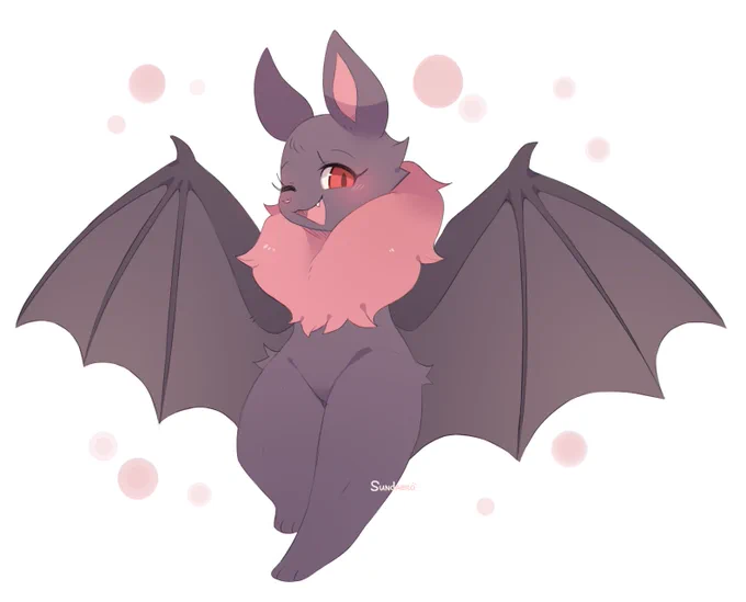 The adorable bat mom from #ECHOLOCAUTION 