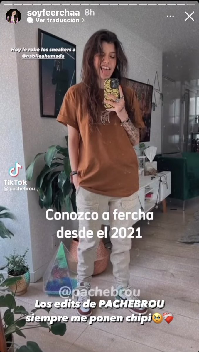 miah_30's tweet photo. sentí muy bonito cuando entré a ver la historia de fer y estaba mi tiktok🥺🥺🥺❤️❤️ https://t.co/VSuQgoe3eB