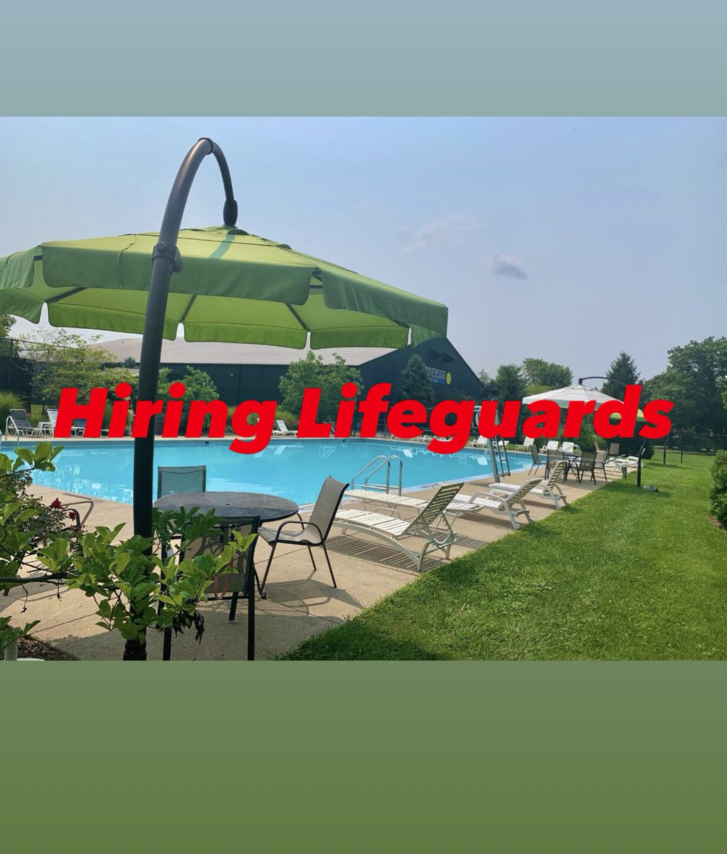 _riverside4me's tweet photo. We still have some lifeguarding positions available! Great pay and a great way to spend the summer ☀️Riverside will cover the cost of the certification! Contact us or stop in and fill out an application 
#lifeguard #sunmer #summerjob #job #hamilton #hamiltonohio #pool https://t.co/oHmMtUCZuC