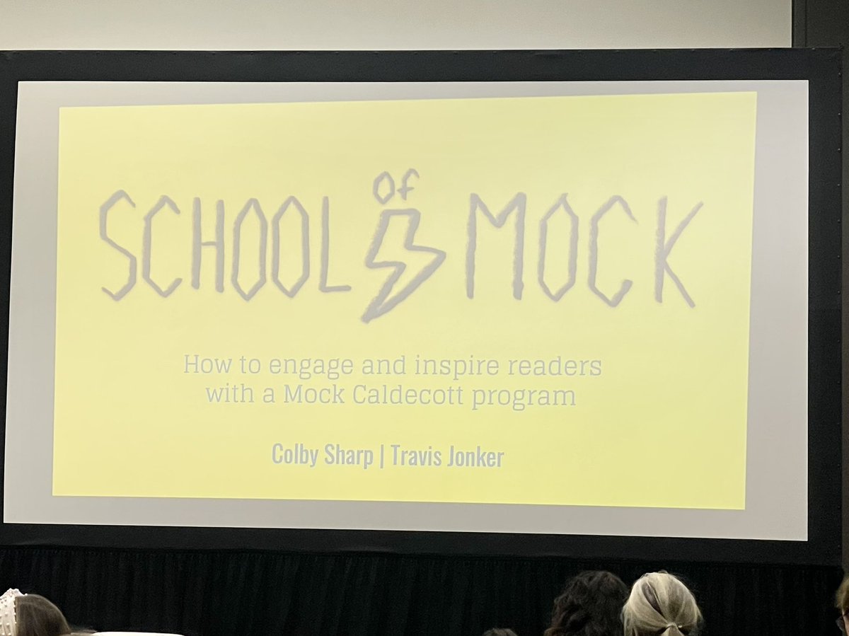 PLewandowskiLMS's tweet photo. “We want kids to love books like they do their favorite sports teams.” Such a fabulous session on how to build excitement and create your own mock Caldecott award in our schools! @KScottLMS @JPaczynskiLMS @MHinckleyLMS @aubsimons #txla22 #lovemylisd #lockhartreading https://t.co/s6srv47ao4