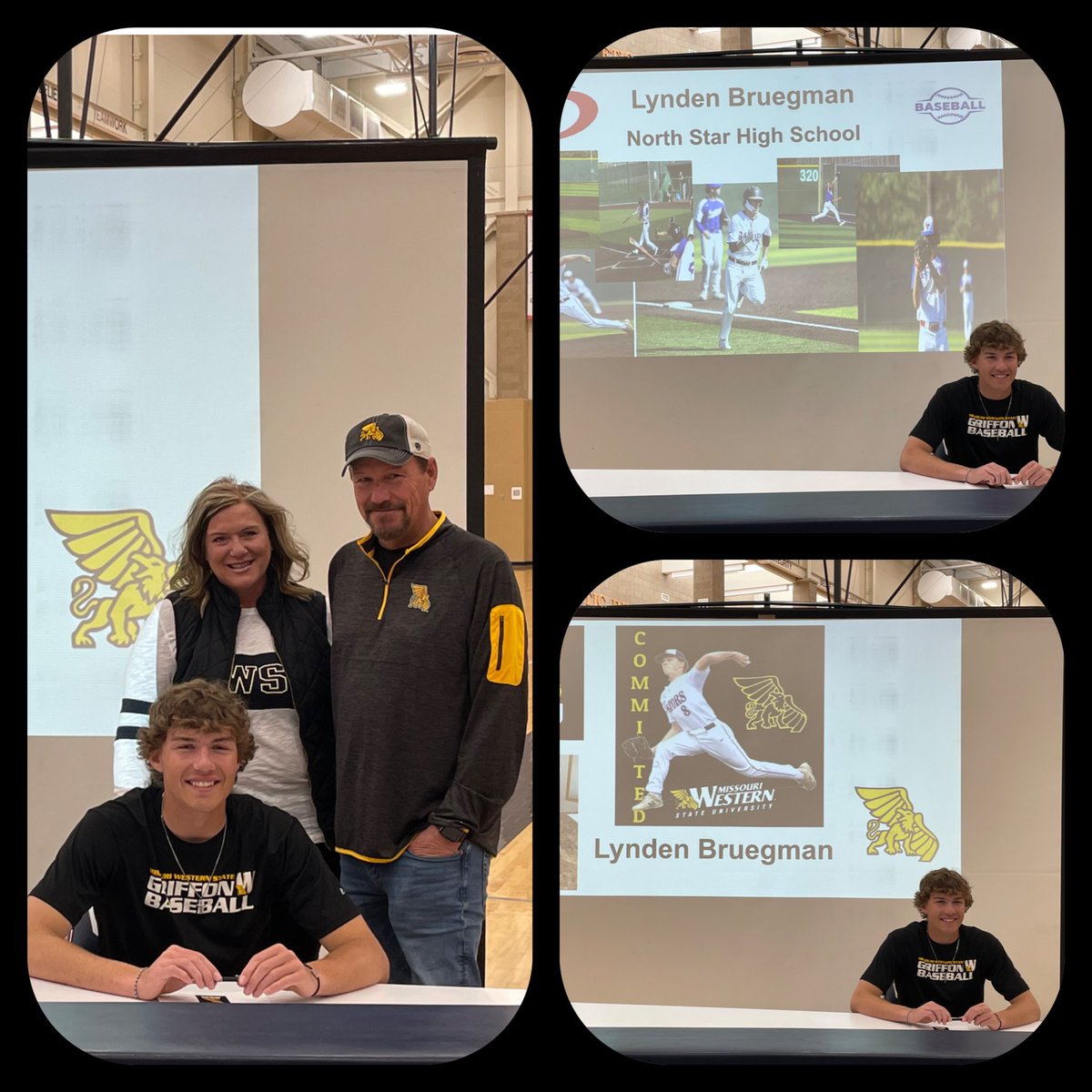 Congratulations Lynden Bruegman on signing with Missouri Western State University to continue playing ball! 

🐊⚾️