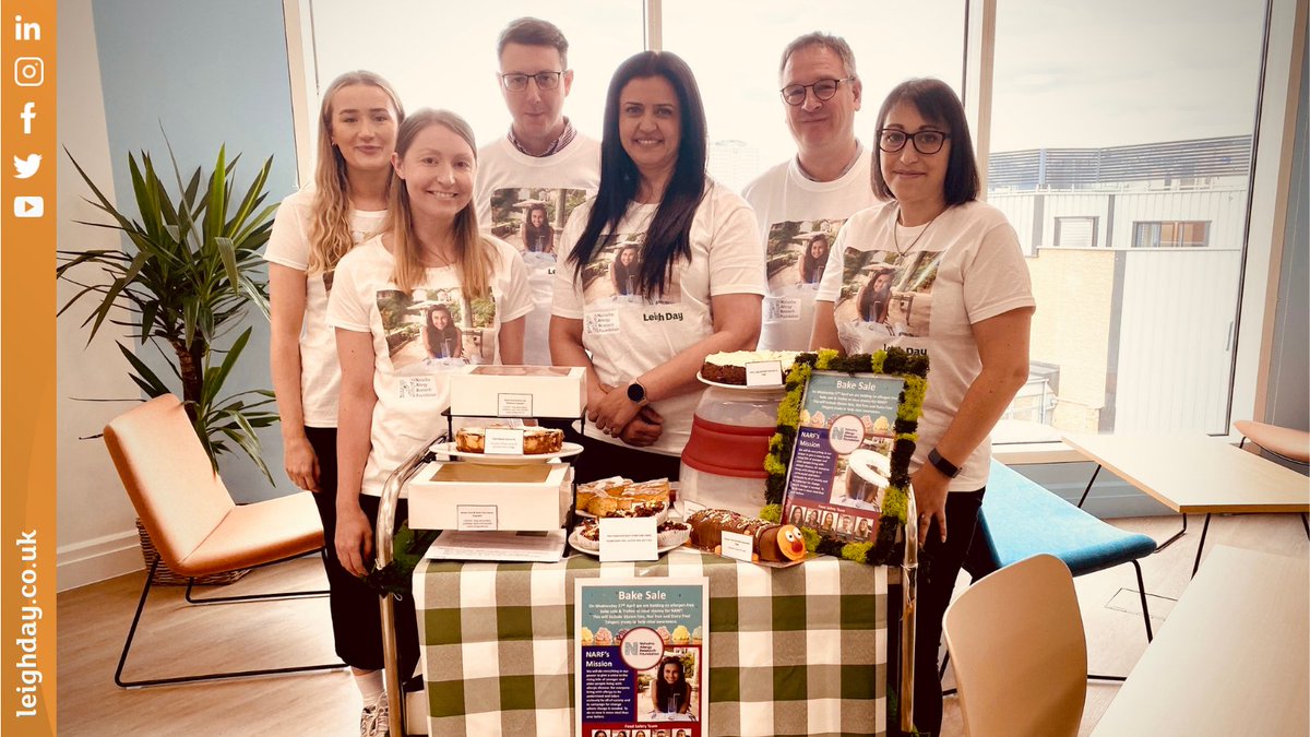 LeighDay_Law's tweet image. For @AllergyUK1's allergy awareness week, our #FoodSafety team held an allergy friendly bake sale at lunch to raise  funds for @NatashasLegacy, #ProductSafety #ItsTimeToTakeAllergySeriously