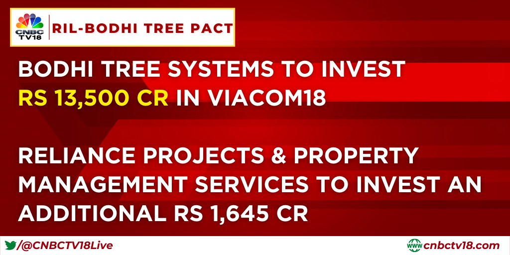 CNBC TV18 On Twitter Reliance And Viacom18 Announce A Strategic