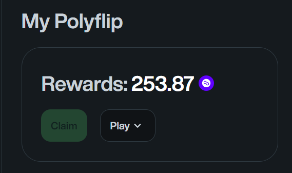 manuli_luis's tweet photo. How good is it to earn lot of matic just by holding a @PolyflipIO NFT's??😎🚀 Time to invest in other projects for free, or time to purchase another polyflip hehe 📈📈
#NFT #ETH #MATIC #opensea https://t.co/Qxcw6hKKYW