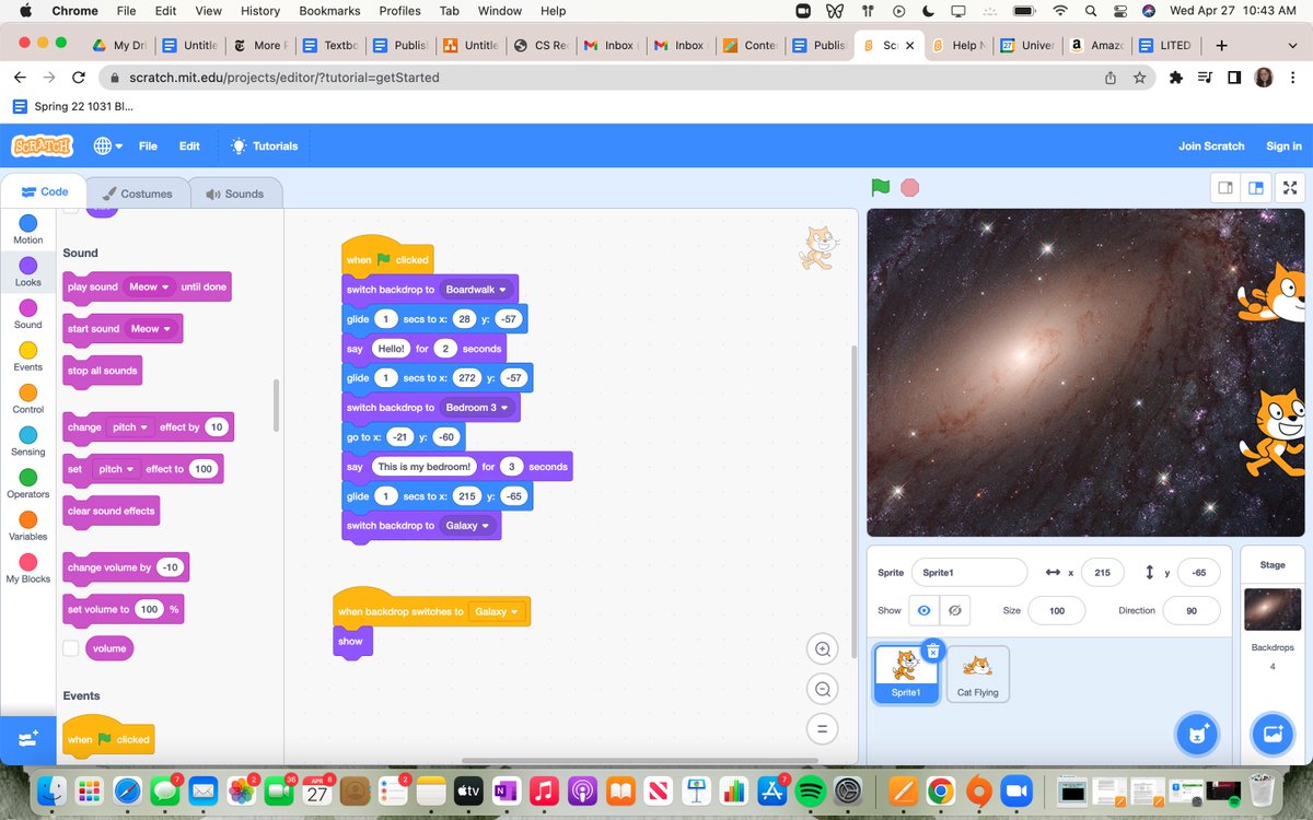dahlkebri's tweet photo. I didn't get quite finished, but I'd say it's a good start! #unietd #codingisElementary @COE_UNI @maggda #STEAM https://t.co/5bFPw3qT0r