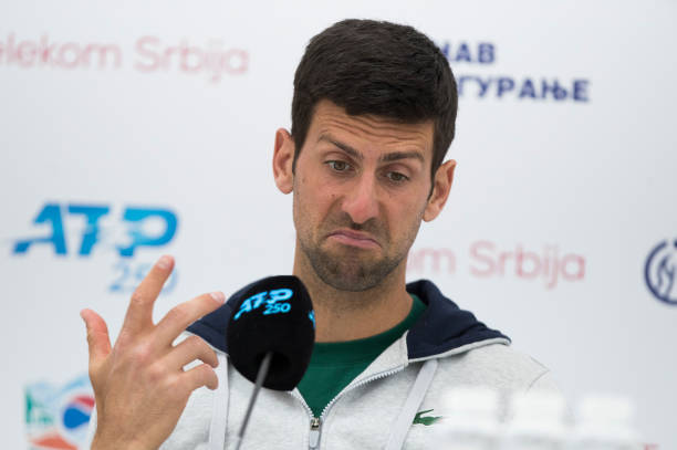 Novak Djokovic 🇷🇸@DjokerNole
@SerbiaOpen2022 Fs 
Press Conference 🙌

@DjokerNole @NDjokofan @NovakFanClub #Djokovic 

#SerbiaOpen #Belgrade ❤
📸: gettyimages.com