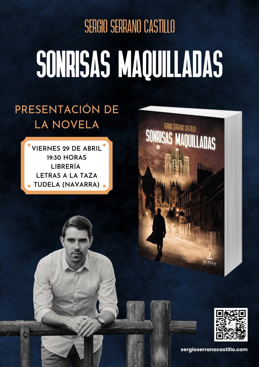 Este próximo viernes 29 de abril a las 19:30 horas, estaré en la librería <a href="/Letrasalataza/">Letras a la taza</a> presentando 'Sonrisas maquilladas'. 

¿Nos vemos? 📚🖋

#presentacion #novela #sonrisasmaquilladas #literatura #libreria #tudela #navarra #leer #escribir #escritor #autor
