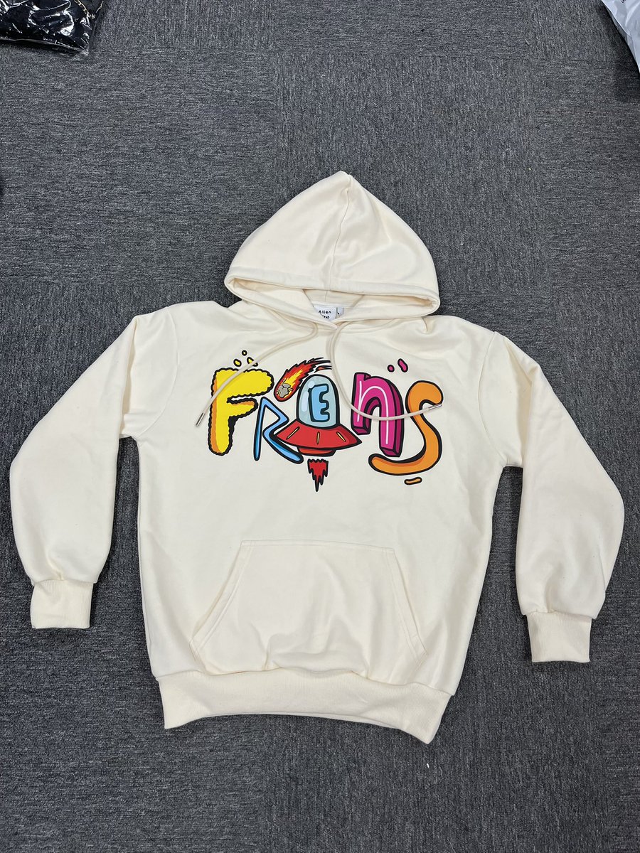 gm

First look at hoodie, not a mock-up. The quality is 🔥🔥 

4 days until our permanent clothing store drops! All OG frens get the black version of this hoodie for free, and this hoodie is exclusive to AFE and OG. 💚🖖🏼