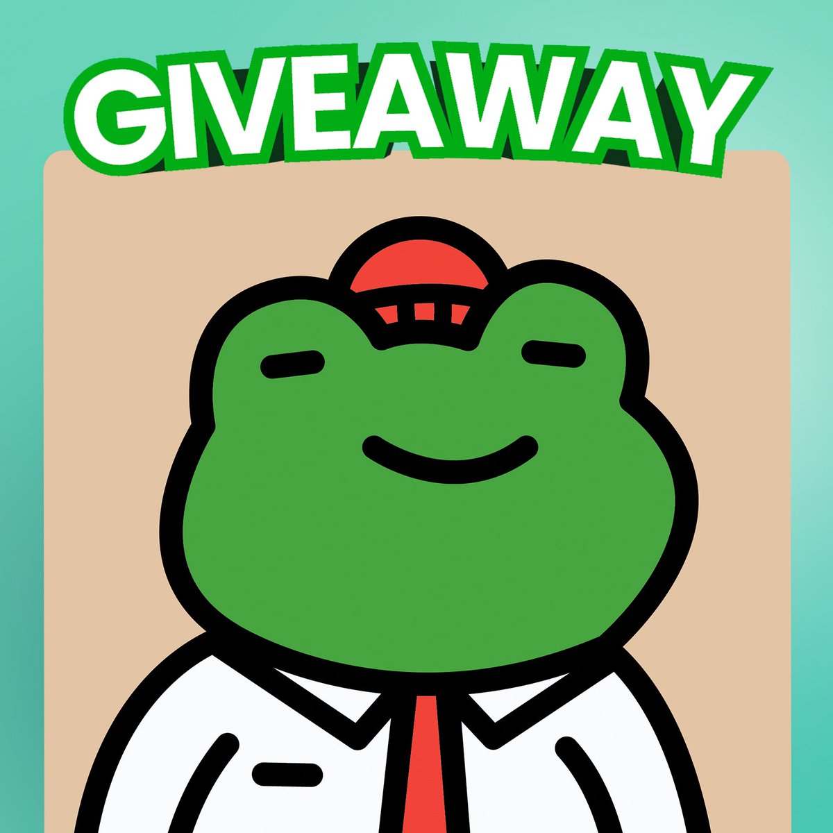 GIVEAWAY TIME
🐸 <a href="/FroggyFriendNFT/">meena</a> #2512 to one lucky winner 🐸

To enter:
✅ Follow <a href="/TycoonToon/">TOON TYCOON 🎨💰nft</a> (🔔)
✅ Like &amp; RT
✅ Tag 3 frens

Good luck all! 🙌 Ends in 72 hours.

#NFTGiveaway #Giveaways #Giveaway #NFTs
