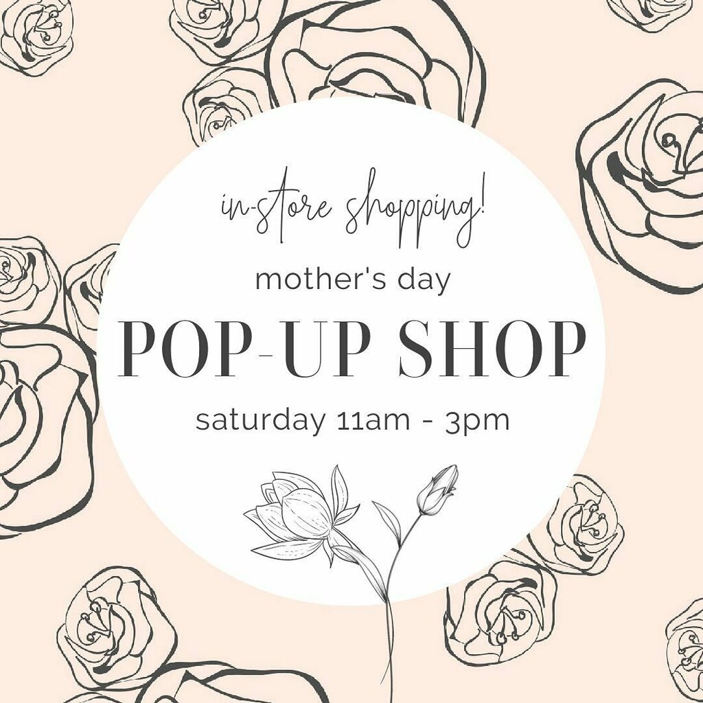 Hey Wichita friends!  We miss the storefront as much as you do so we are creating a Pop-up Shop this Saturday so you can stop by and grab a gift for mom (and a little something for yourself too, of course!) 😉😅 We will have our signature items, spring, and even a little sniff…