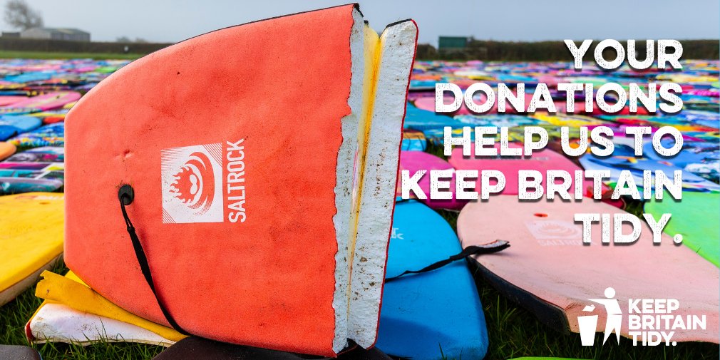 KeepBritainTidy's tweet image. Today, our @ocean_recovery project is in Cornwall building two new bodyboard recycling boxes.

Broken bodyboards release dangerous micro-plastics into the marine environment, but your donations help us to tackle the #WaveOfWaste: keepbritaintidy.enthuse.com/donate#!/