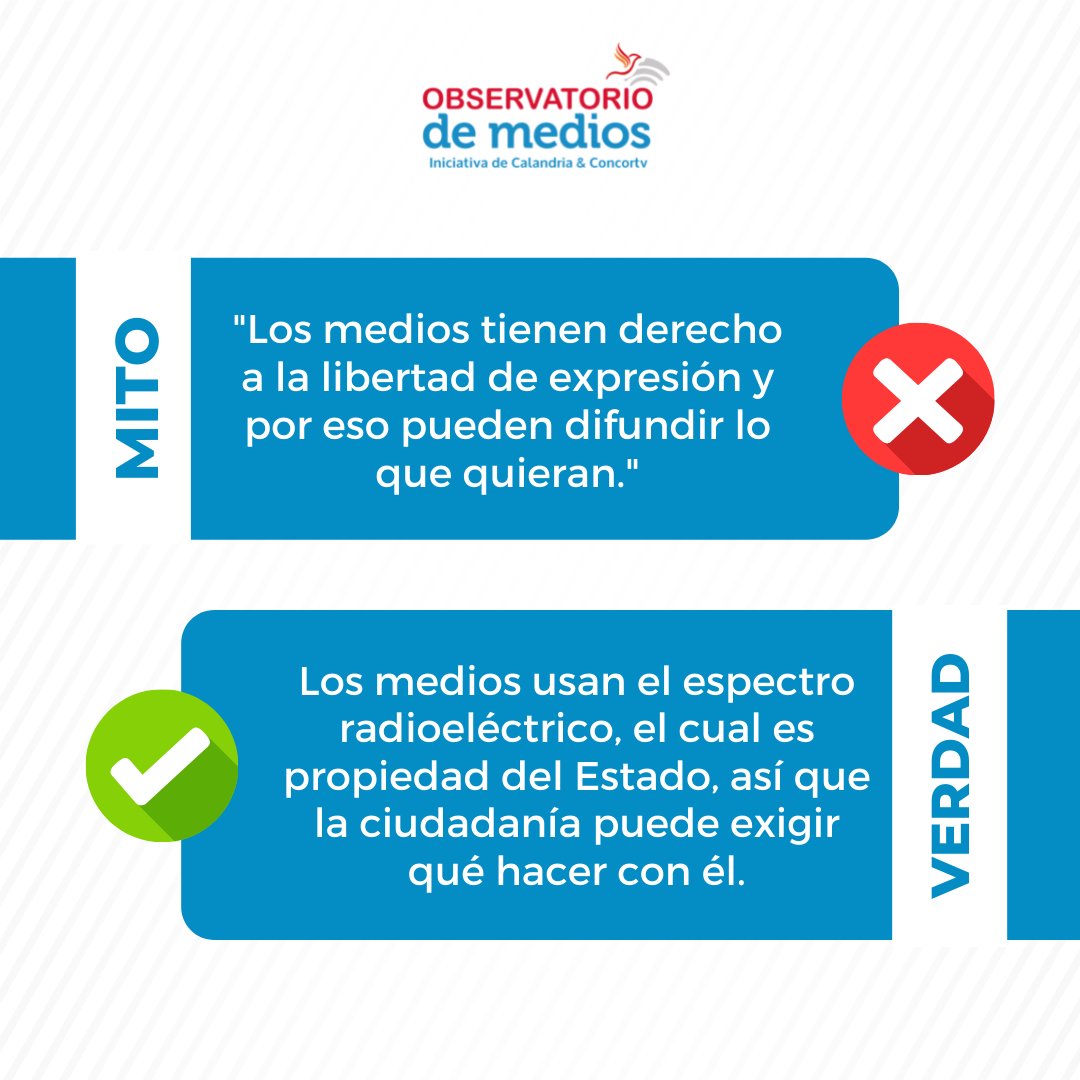 observamedios21's tweet photo. #MitoyVerdad | Los #medios de comunicación sí tienen derecho a la libertad de expresión pero eso no significa que puedan vulnerar otros derechos, por ejemplo, no deben exponer la identidad de las #sobrevivientes de violencia en sus noticias.
👇https://t.co/rRVqMIFZzr https://t.co/jQDfL1wBVq