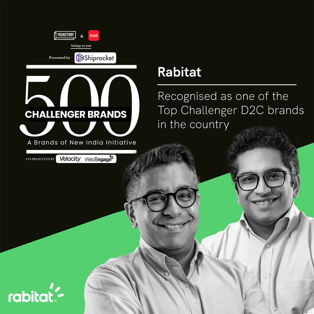We are super thrilled to announce that we got listed amongst the top 500 Challenger #D2Cbrands in the country. <a href="/YourStoryCo/">YourStory</a> <a href="/TrellApp/">Trell</a> <a href="/ShiprocketIndia/">Shiprocket</a> <a href="/sumitme/">Sumit Suneja</a> <a href="/Siddi08/">Siddharth Suneja</a> 

Check out the report featuring us: cdn.shopify.com/s/files/1/0015…

#D2C #brand #startup #500challenger #India