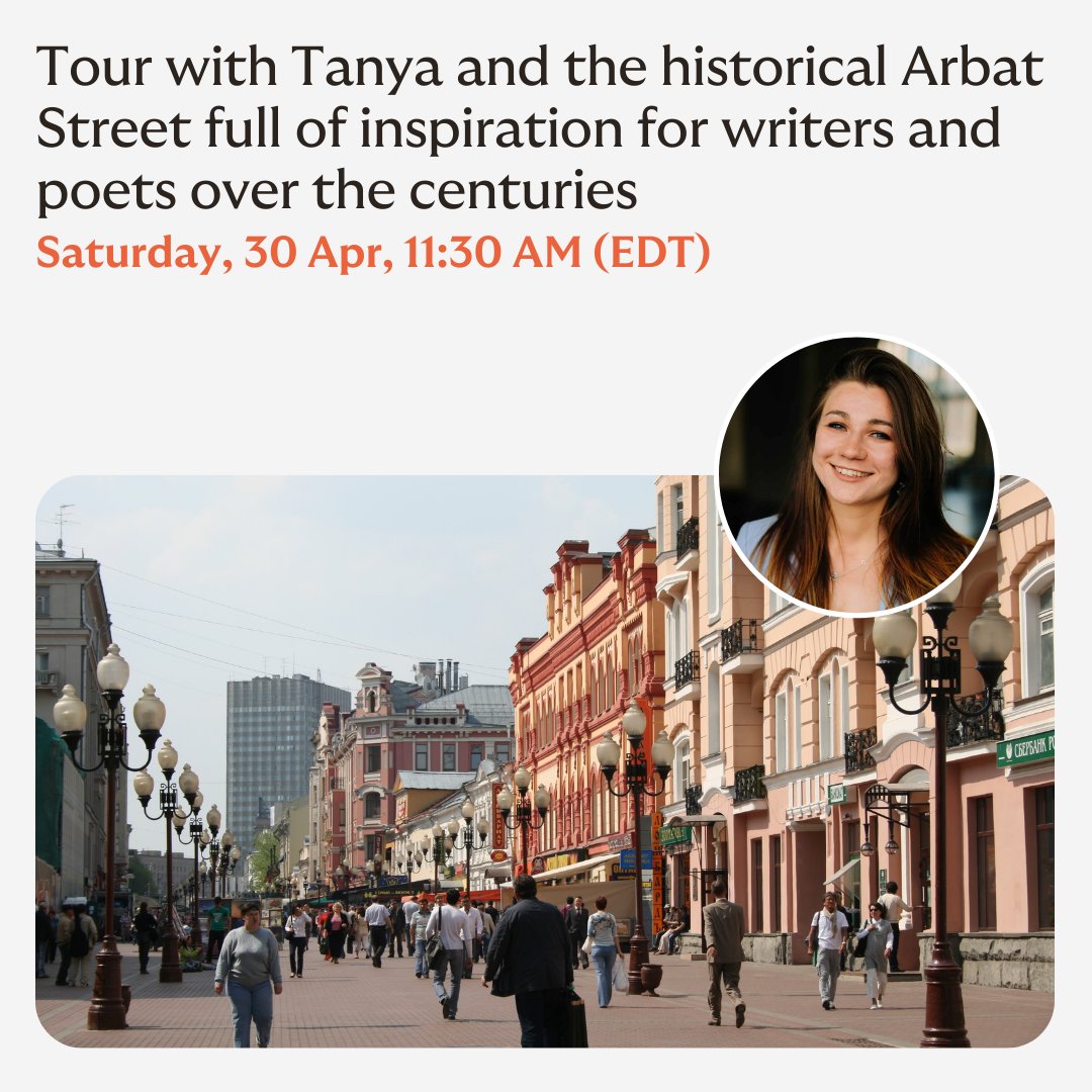 Welcome to Arbat Street, the home to Russian writers and poets🖊️ 
Click the link below and book this live-streamed experience for free🗺️🚀 
cutt.ly/nGcNiNc
#viewpal 
#travel #russia #moscow #livestream #tour #tourism #tourguide #startup #travelphotography #art #poetry