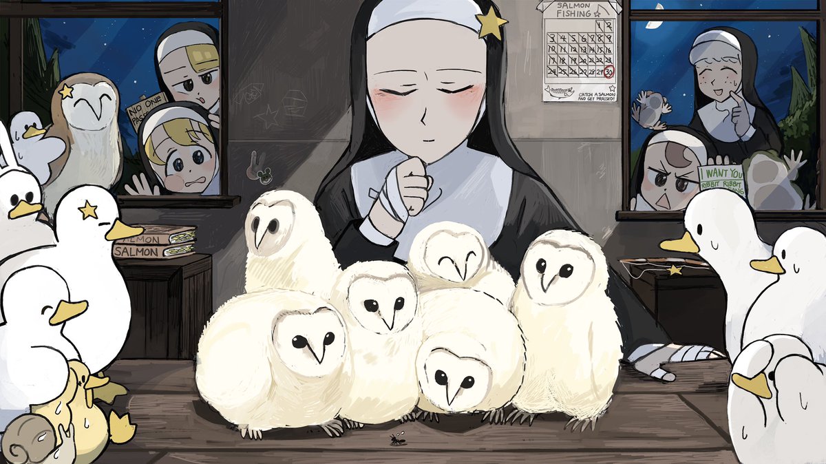 圖https://pbs.twimg.com/media/FRXMzbaVsAEBxdN.jpg, 修道院的修女們