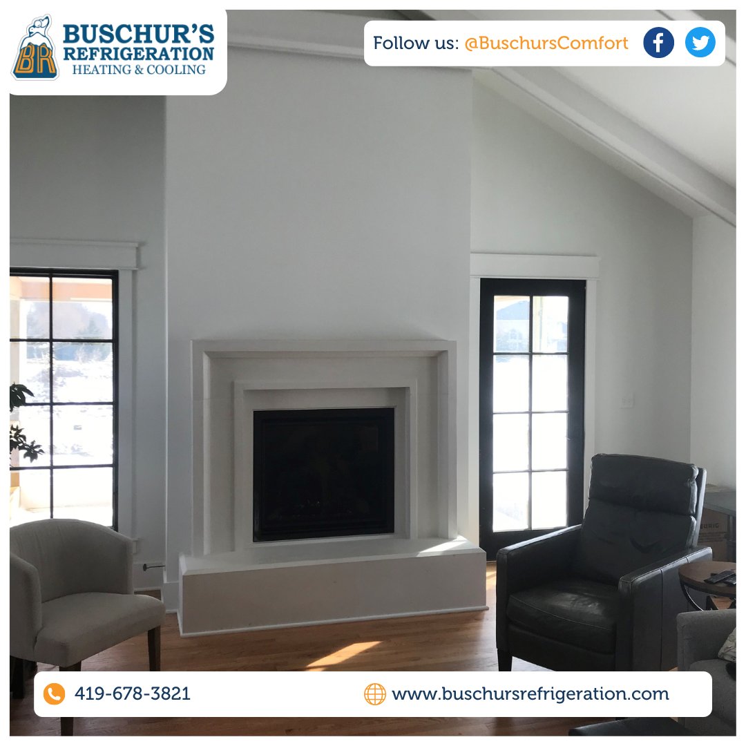 BuschursComfort's tweet image. Here’s another gorgeous gas fireplace installation we completed for a client in Minster, OH. 🙌💯

&amp;gt;&amp;gt;How would you finish the fireplace wall?

#HomeIprovement #GasInsert #BuschursComfort