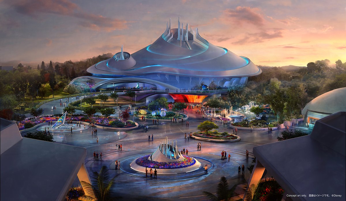 DisneyParks's tweet image. We're over the moon to share that an all-new Space Mountain and plaza are coming to Tomorrowland at Tokyo Disney Resort in 2027 ✨ Learn more about this interstellar announcement: spr.ly/6012z6Y8m