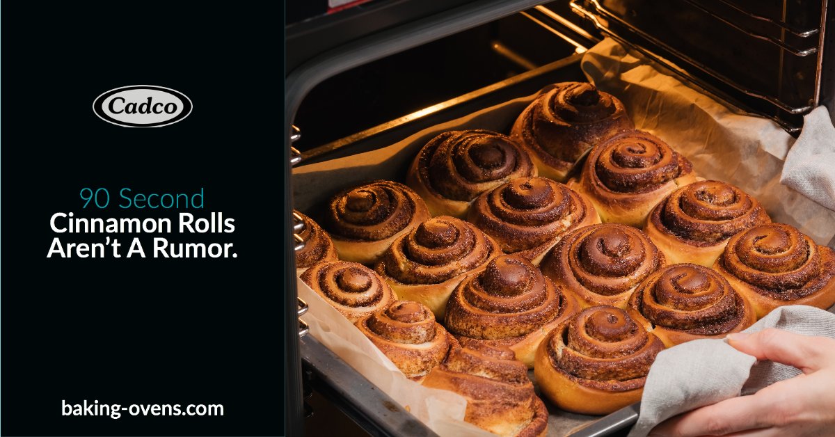 Sounds too good to be true right? Find out how you can step up your oven game at an affordable price.
-
baking-ovens.com
-
#cinnamonrolls #bakingindustry #cadco