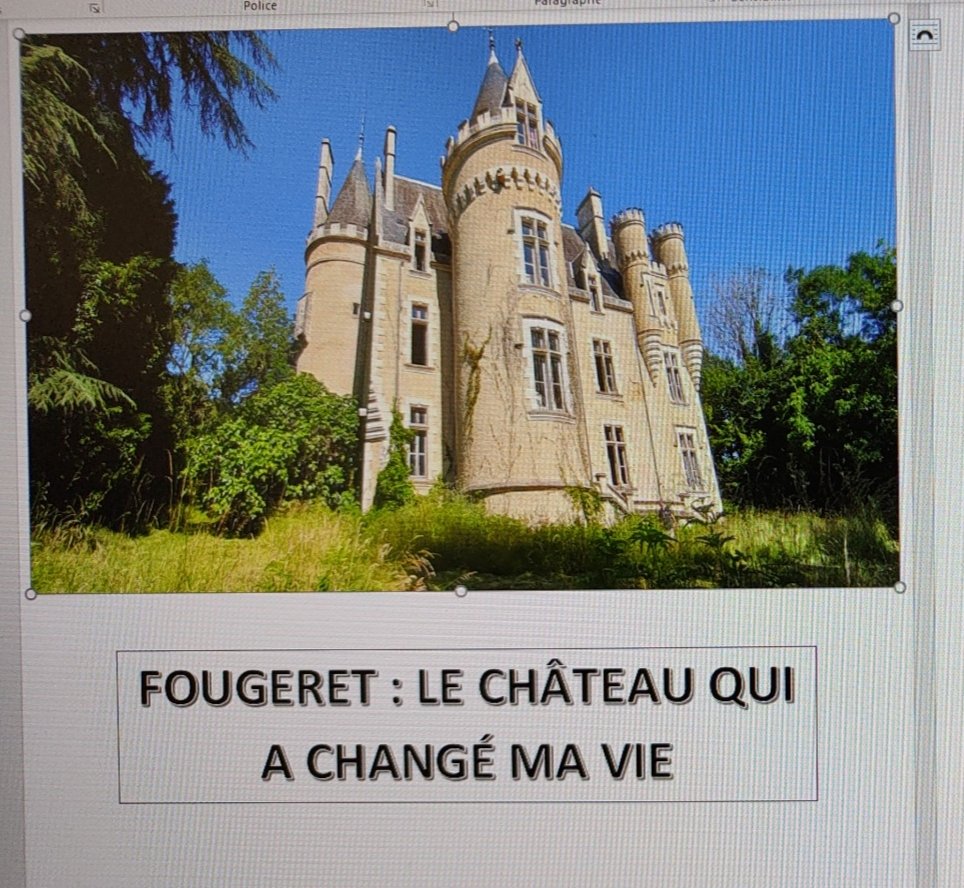 Essai personnel...Tout ce qui se passe à Fougeret reste à Fougeret.